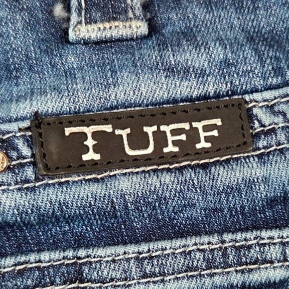 Cowgirl Tuff Womens Distressed Bootcut Jeans W29 L31 W Embroidered Back Pockets - Picture 5 of 9